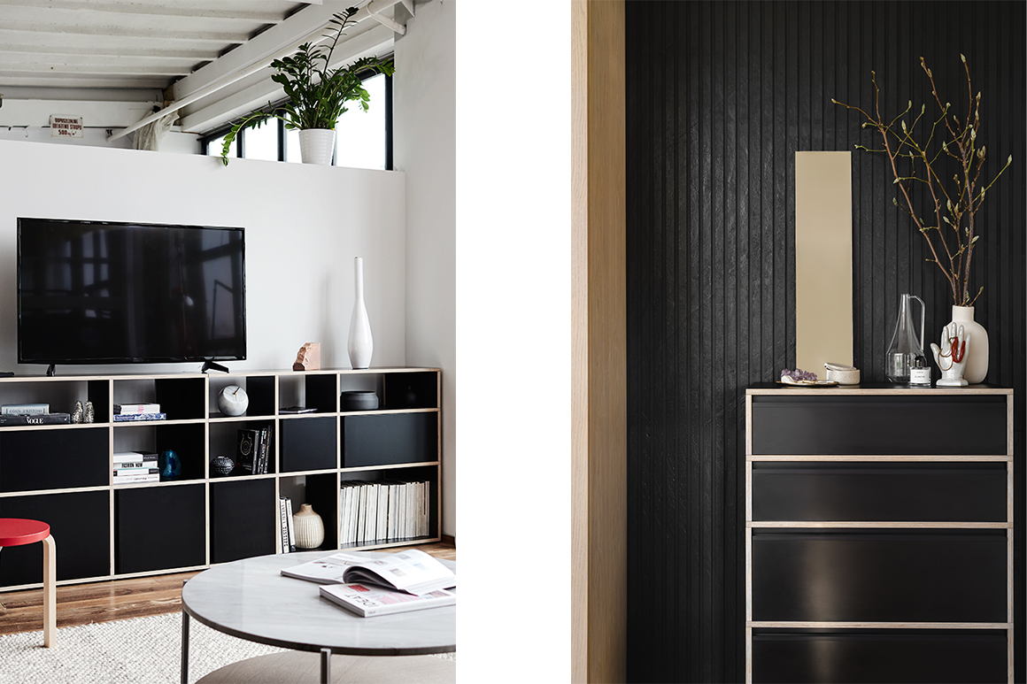 Tylko sideboards with tall objects at the end