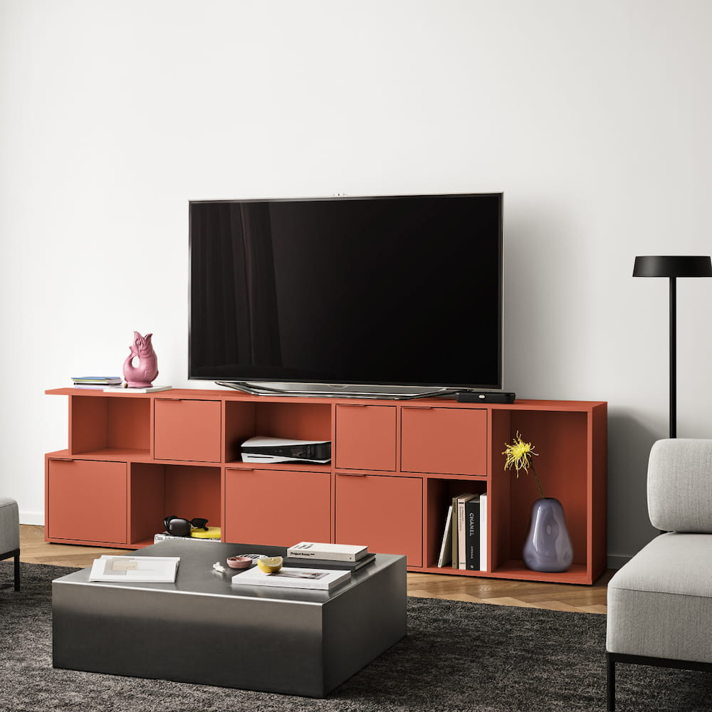 Red TV Unit